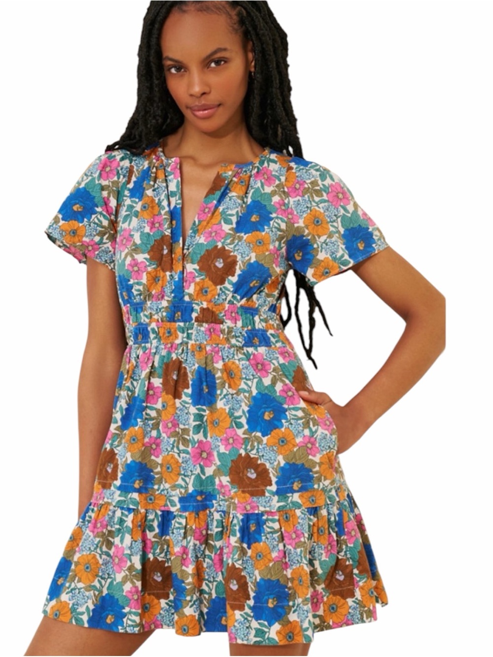 By Anthropologie Somerset Mini Dress in Multi Size 1X